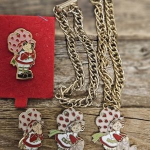 Vintage Strawberry Shortcake jewelry